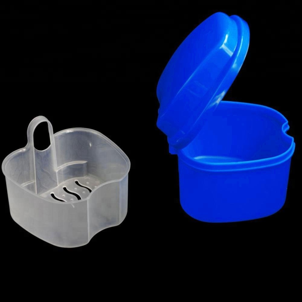 blue denture box