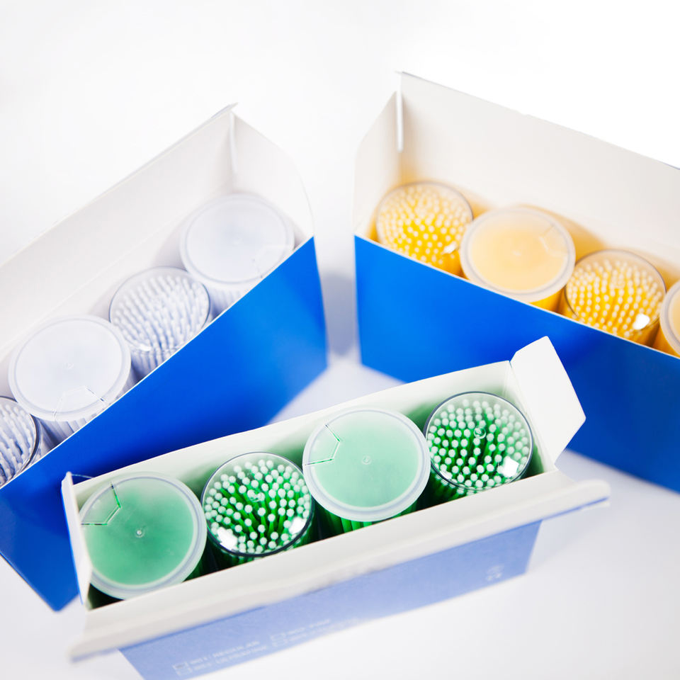 dental applicator brushes